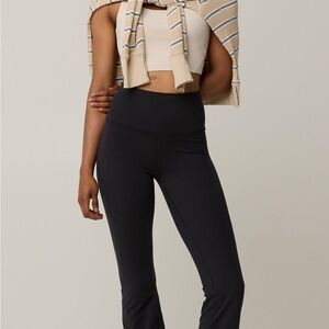 Aerie Offline Hugger Black Cinch Pant